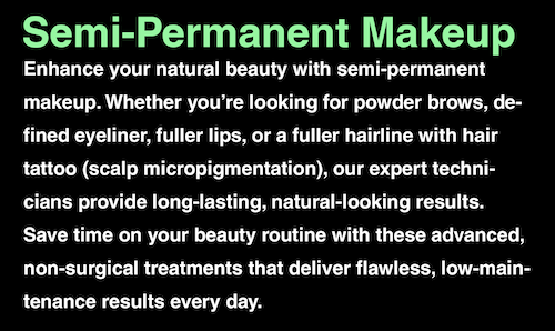 Semi Permanent Makeup Brows Eyeliner Lips Mississauga Oakville